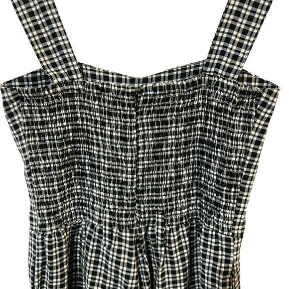 Faithful the Brand Liv Linen Check Jumpsuit Size 8 Boho Vacation Resort Retro - Picture 10 of 16